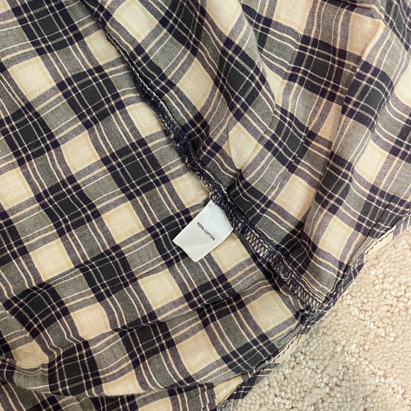 Nordstrom Button Down Flannel Shirt Checkered - Picture 4 of 4